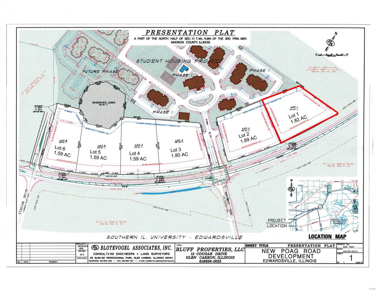 0 New Poag Road – Lot 1, Edwardsville IL — Photo 1